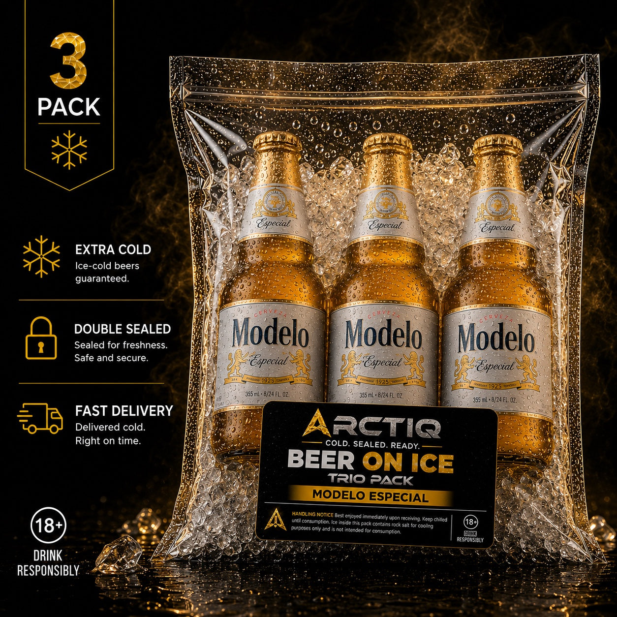 Beer On Ice | Modelo Especial Trio Pack