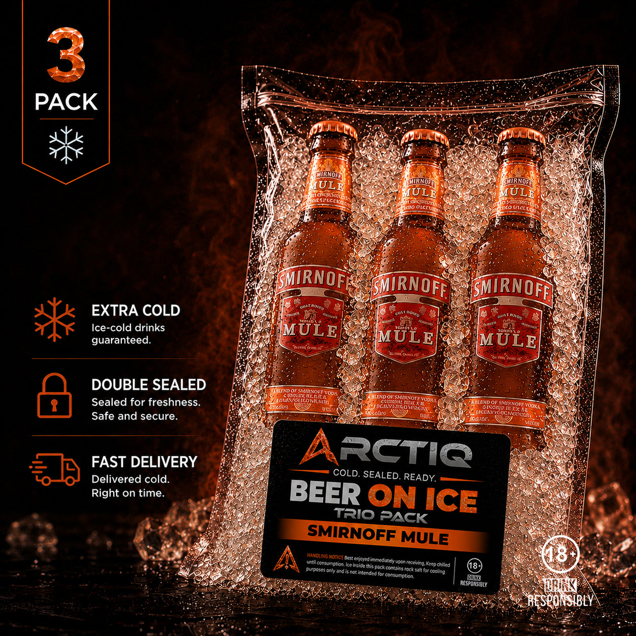 ARCTIQ RTD | Smirnoff Mule 330ml